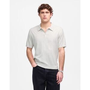 Madewell Three-Button Sweater Polo Shirt